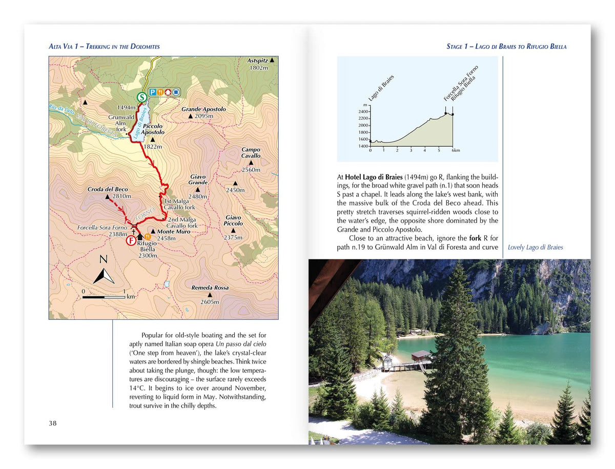 Alta Via 1 - Trekking in the Dolomites - Route Photos