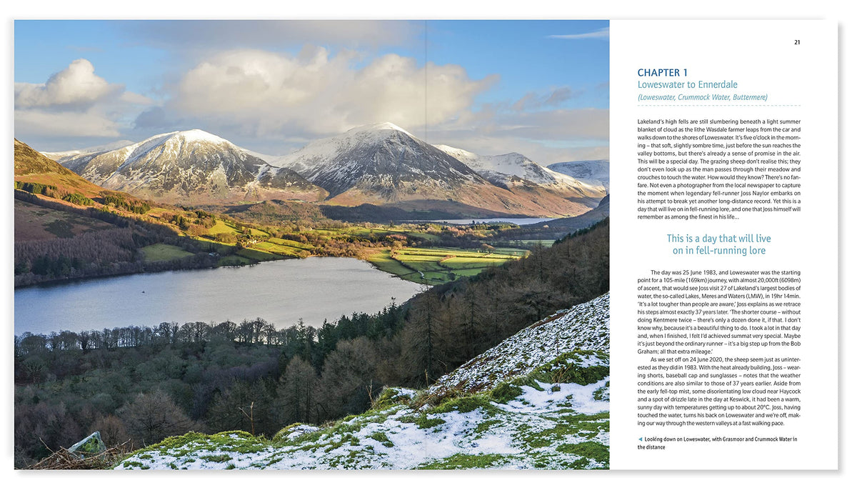 Joss Naylor's Lakes, Meres and Waters of the Lake District - Route Photos