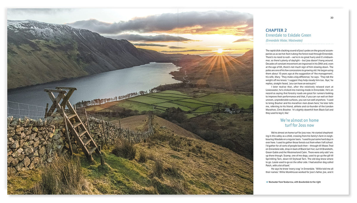 Joss Naylor's Lakes, Meres and Waters of the Lake District - Route Photos