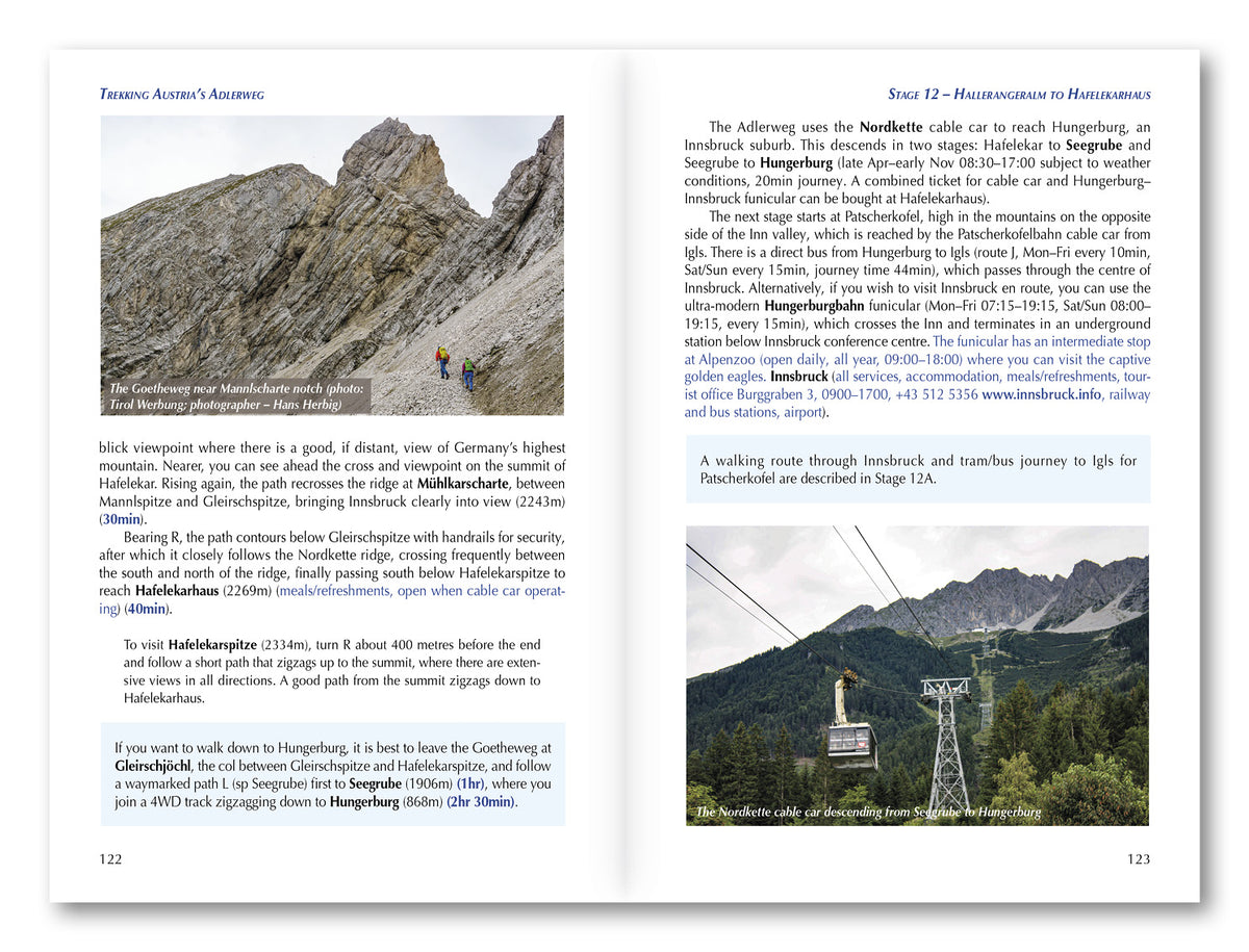 Trekking Austria's Adlerweg - Route Photos