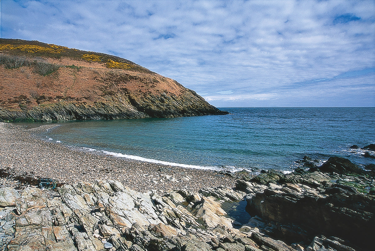 Walking on the Isle of Man - Route Photos - The Bay at Port Cornaa (Walk 11)