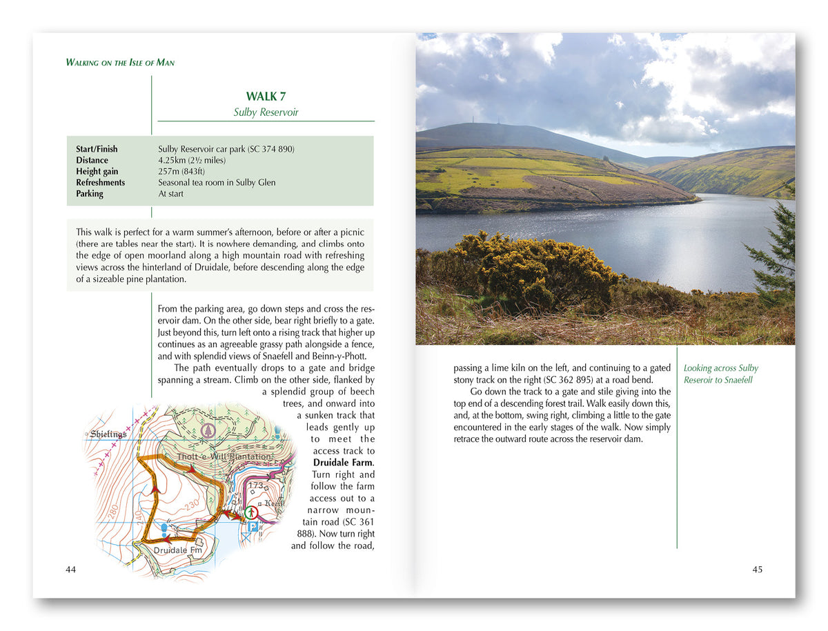 Walking on the Isle of Man - Route Photos