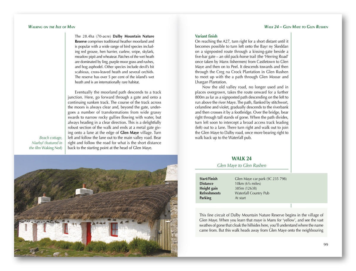 Walking on the Isle of Man - Route Photos