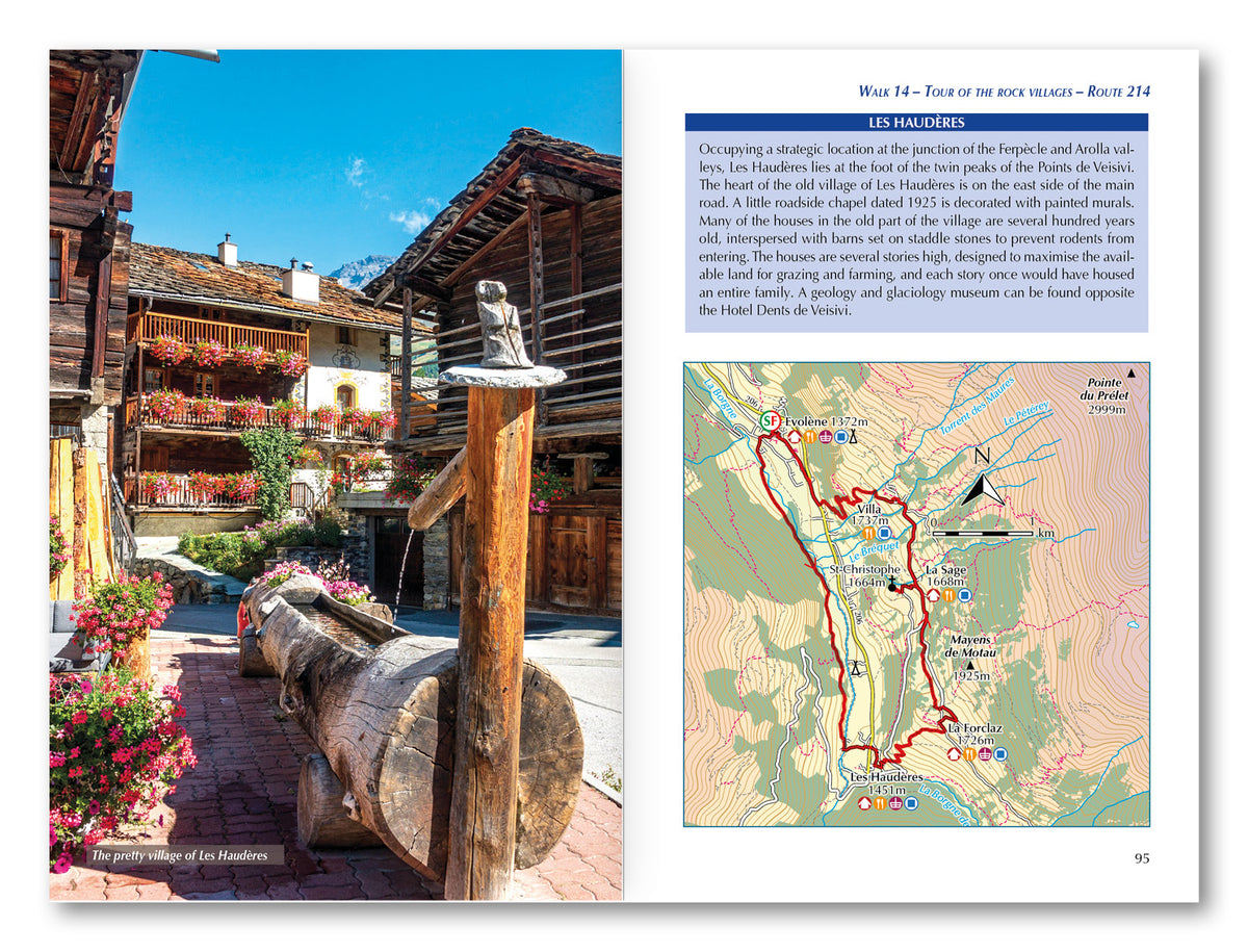 Walking in Arolla and Zinal - Route Photos