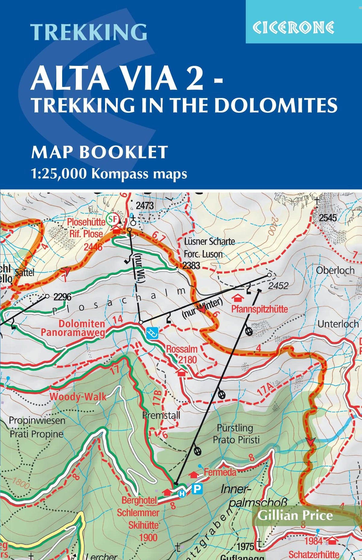 Alta Via 2 - Trekking in the Dolomites - Route Photos