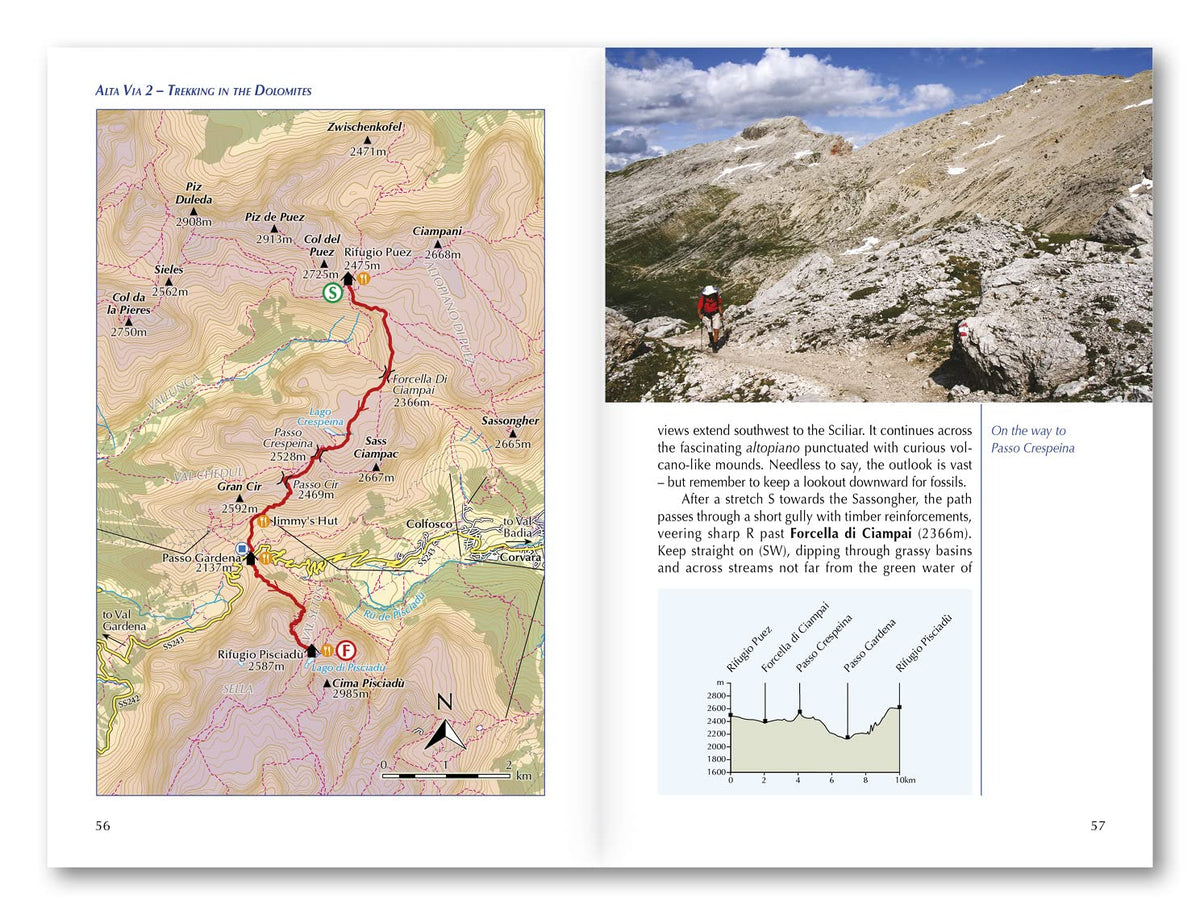 Alta Via 2 - Trekking in the Dolomites - Route Photos