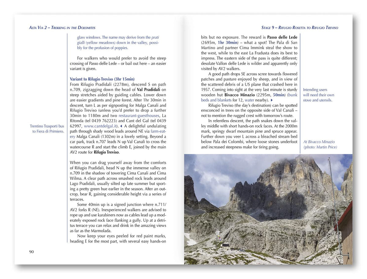 Alta Via 2 - Trekking in the Dolomites - Route Photos