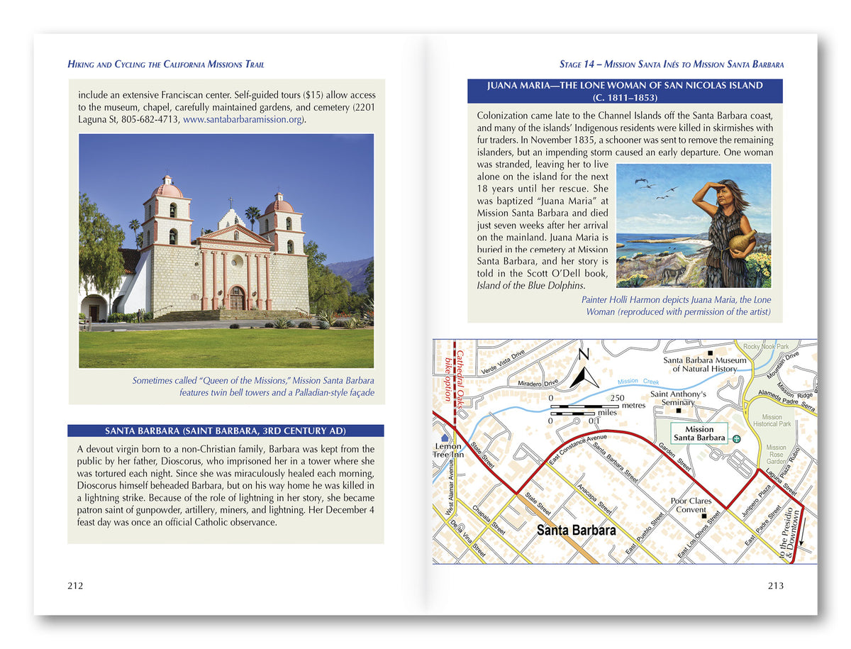 Hiking and Cycling the California Missions Trail - Route Photos