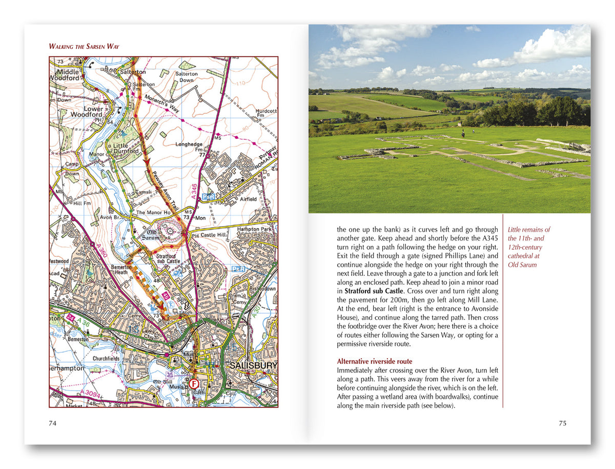 Walking the Sarsen Way - Route Photos