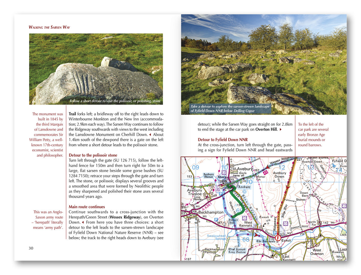 Walking the Sarsen Way - Route Photos
