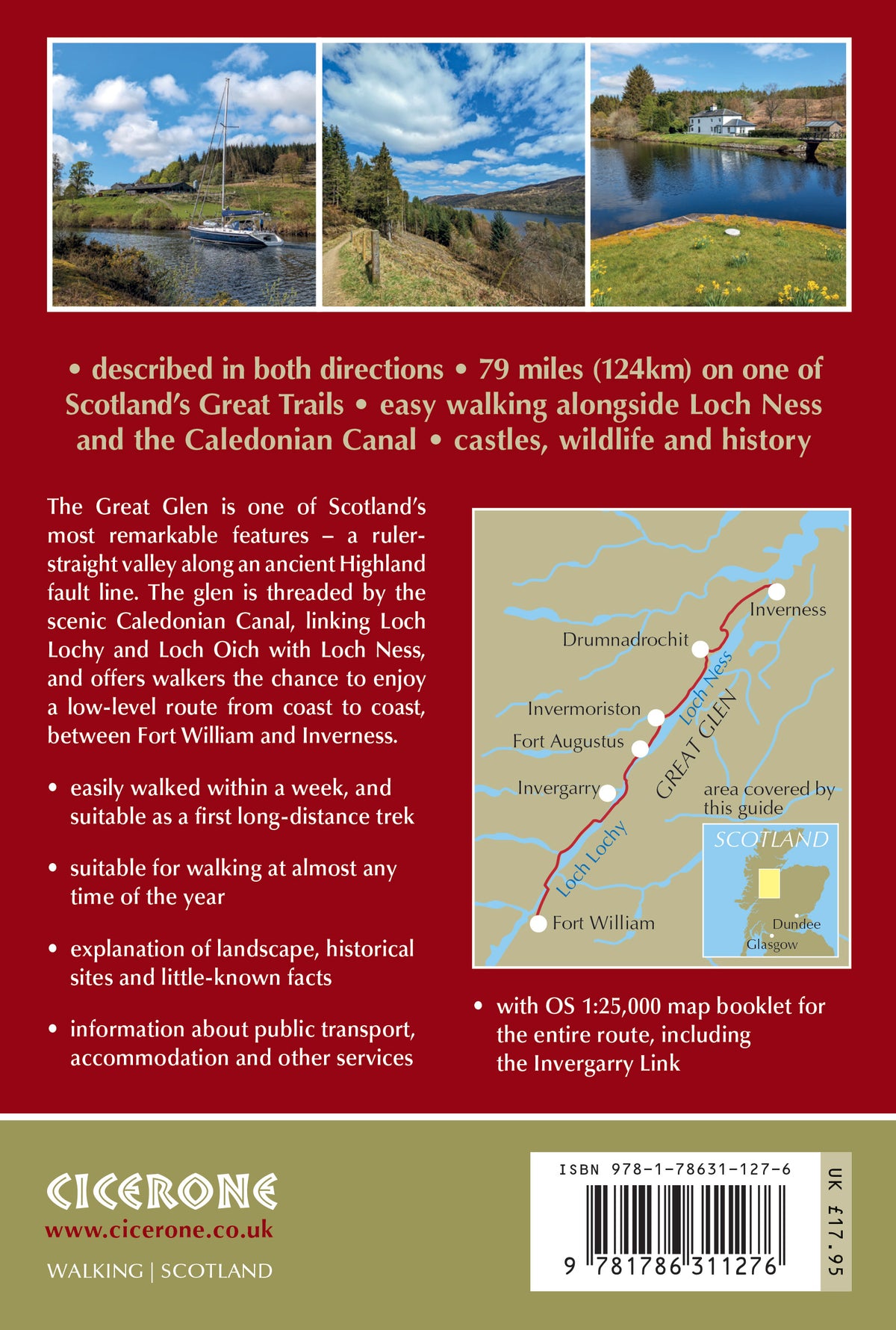 Walking the Great Glen Way - Back Cover