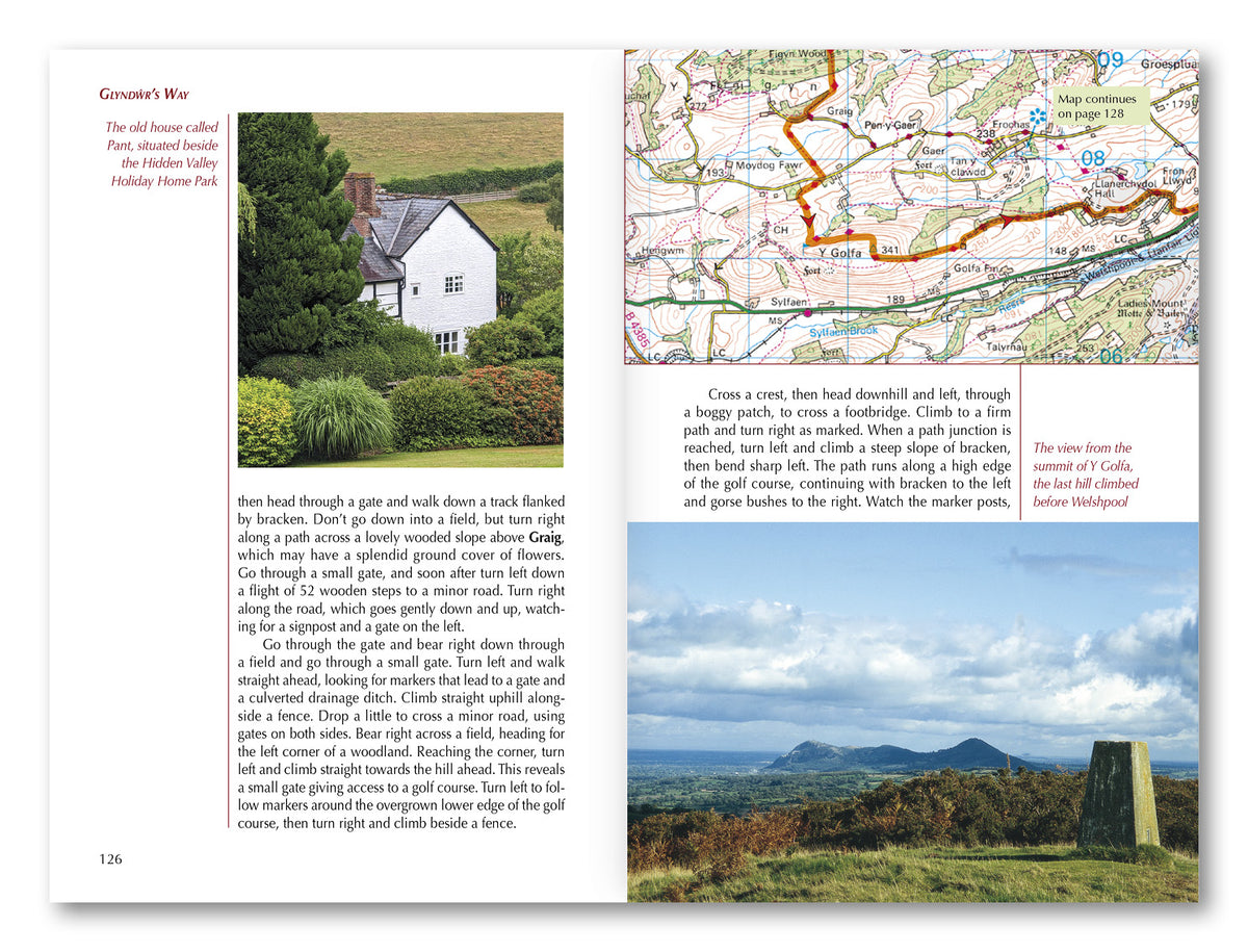 Walking Glyndwr's Way - Route Photos