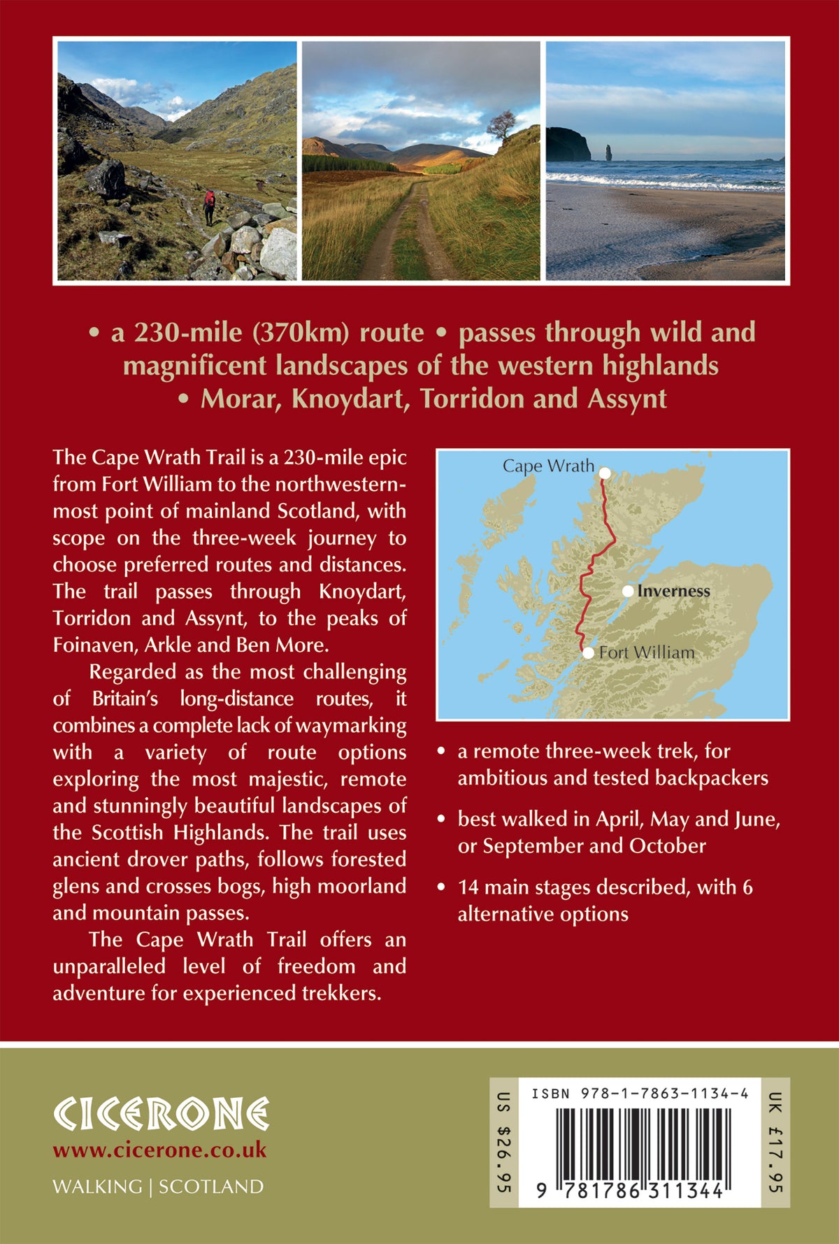 Walking the Cape Wrath Trail - Back Cover