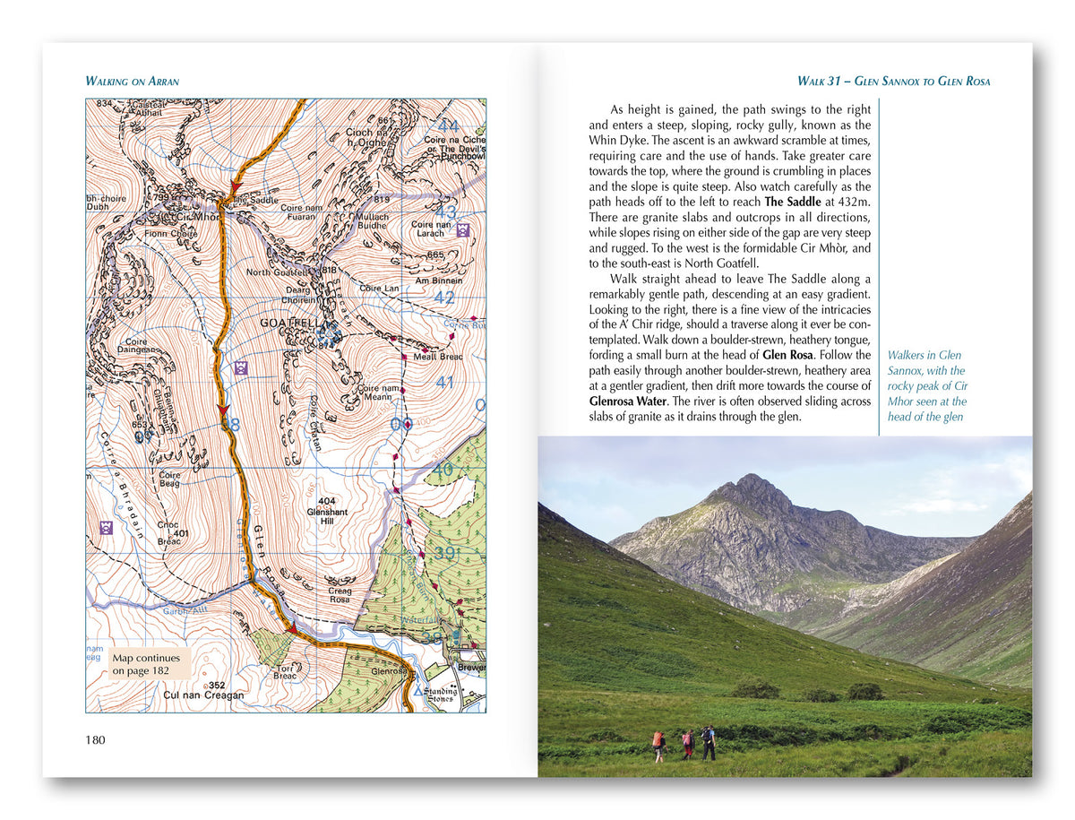 Walking on Arran - Route Photos