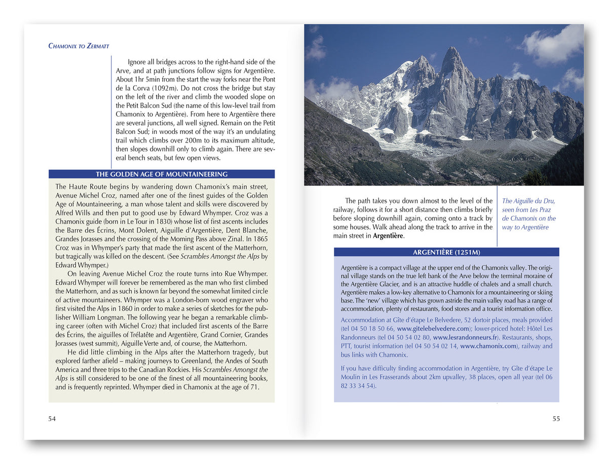 Trekking Chamonix to Zermatt - Route Photos