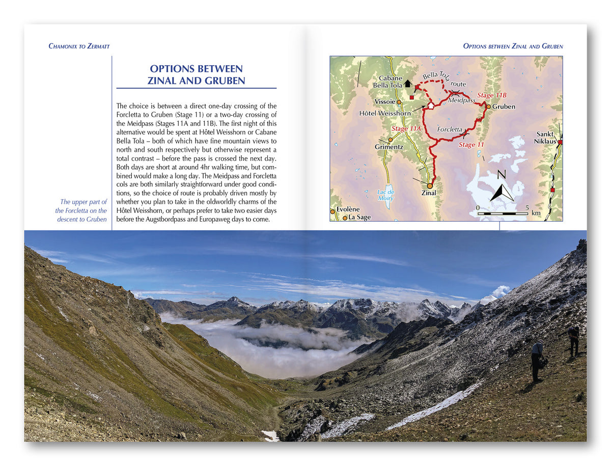 Trekking Chamonix to Zermatt - Route Photos