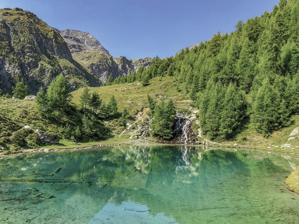 Trekking Chamonix to Zermatt - Route Photos - Lac Bleu (Stage 8)