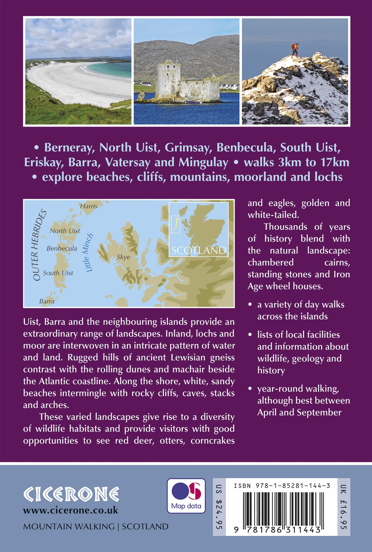 Walking on Uist and Barra - Back Cover