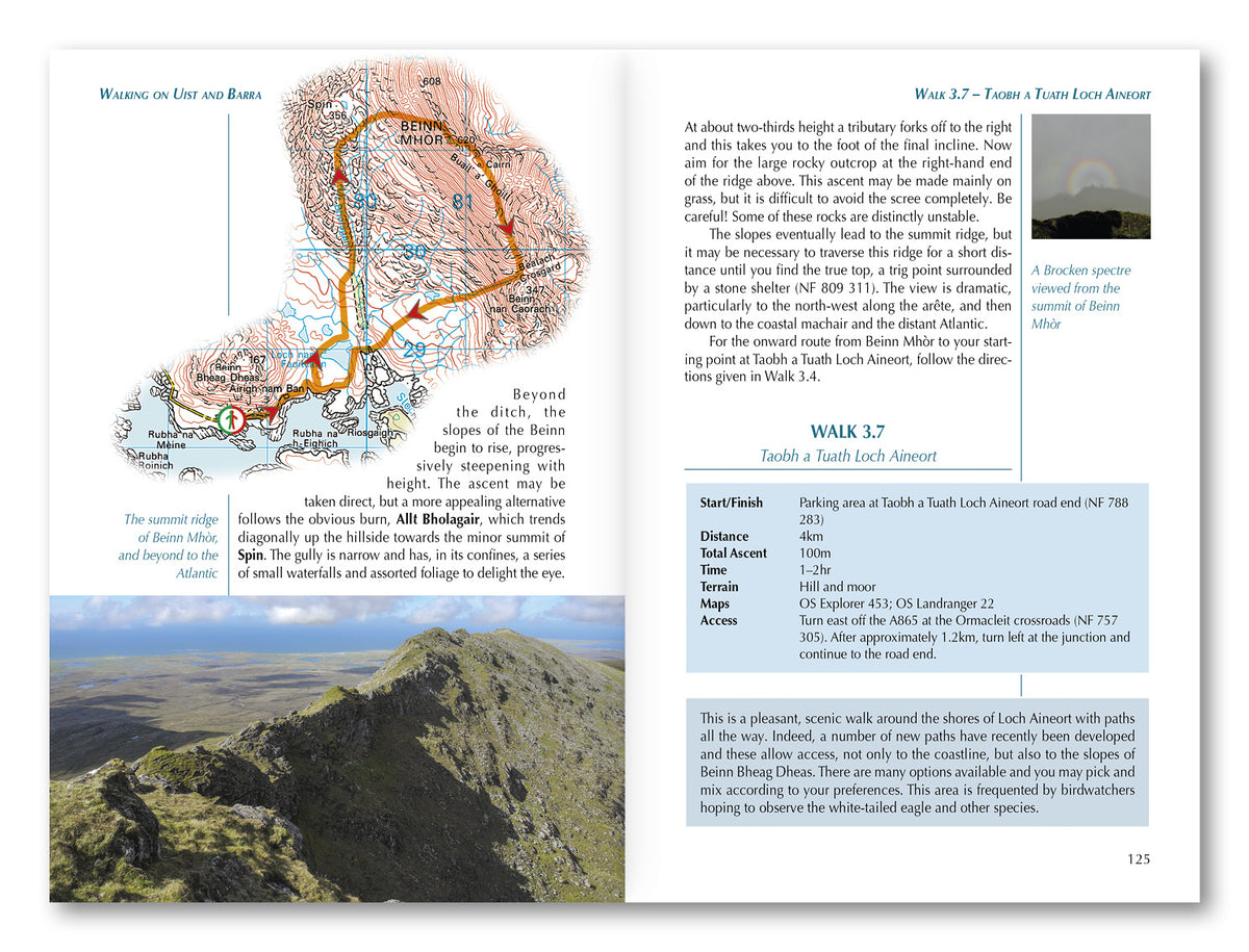 Walking on Uist and Barra - Route Photos