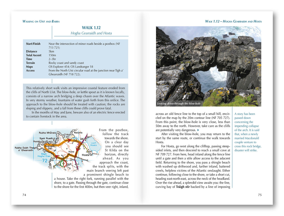 Walking on Uist and Barra - Route Photos