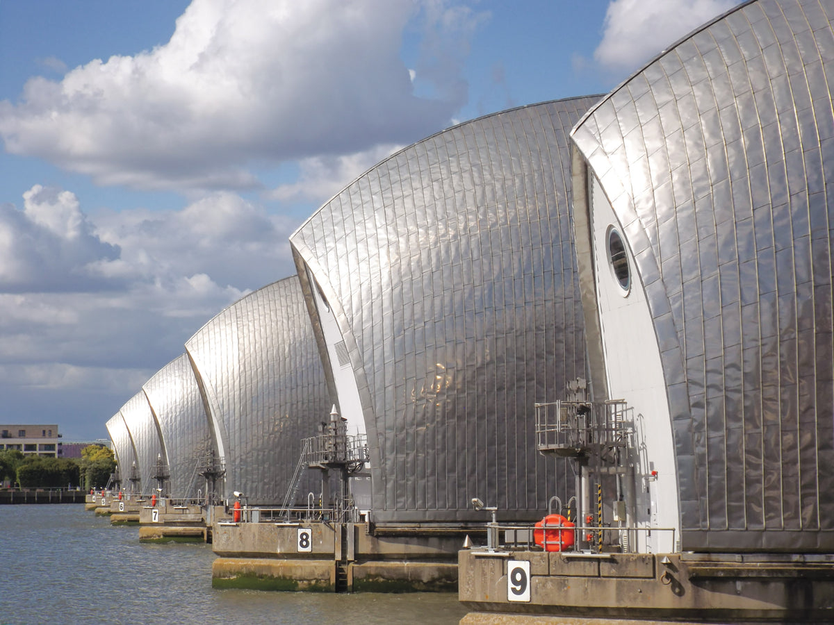 The Thames Path - Route Photos - Thames Barrier (Stage 1)
