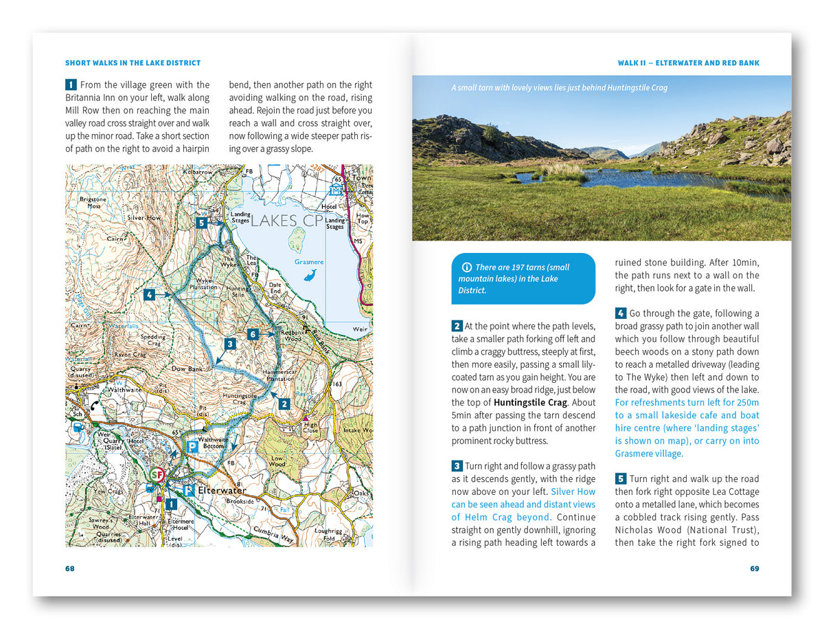 Short Walks in the Lake District: Windermere Ambleside and Grasmere - Route Photos