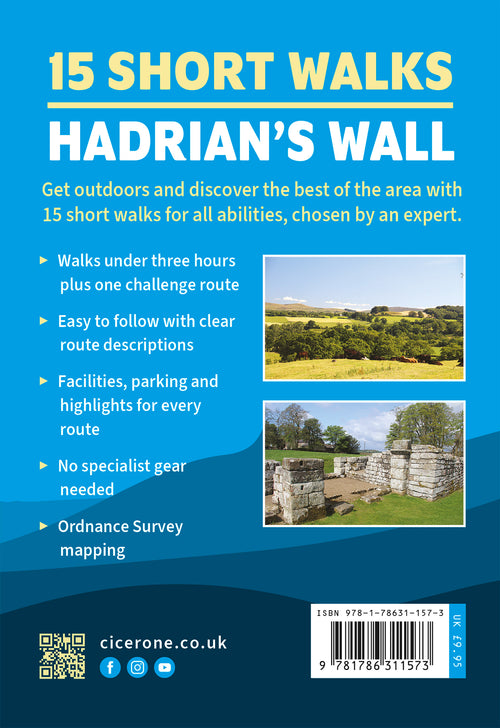 15 Short Walks Hadrian's Wall - Back Cover