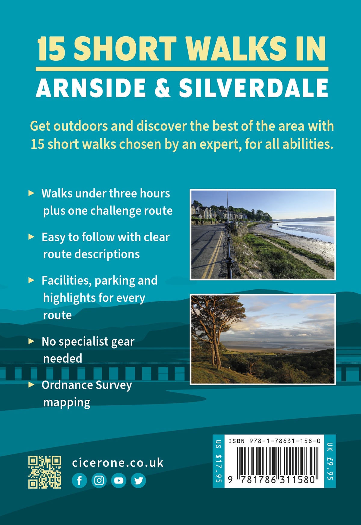 Short Walks in Arnside and Silverdale - Back Cover
