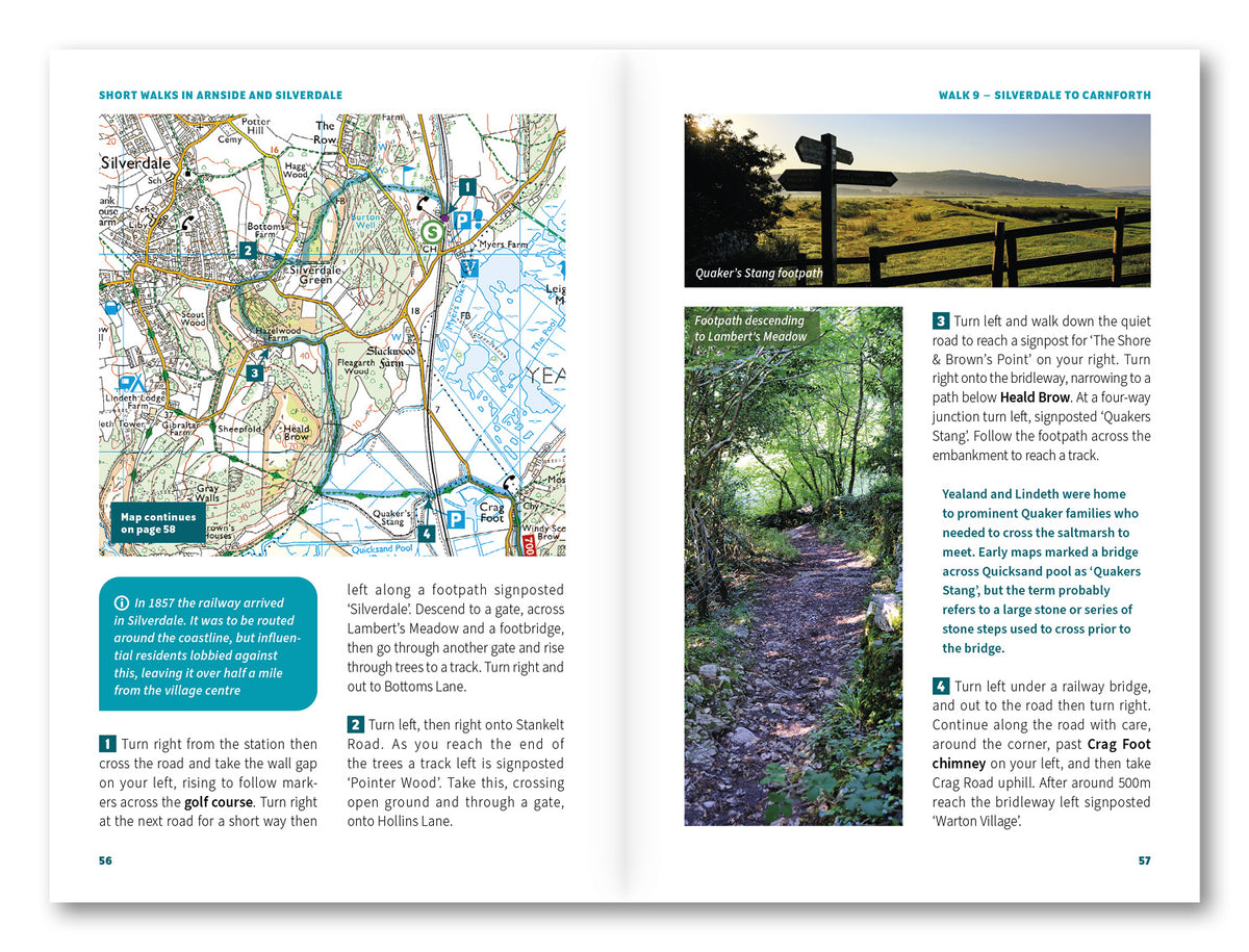 Short Walks in Arnside and Silverdale - Route Photos