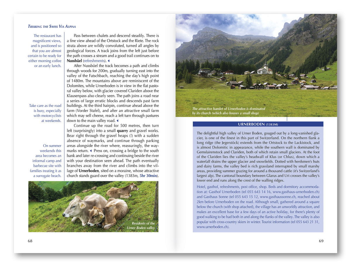 Trekking the Swiss Via Alpina - Route Photos