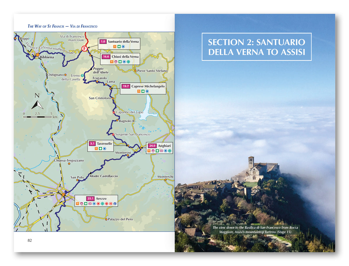 The Way of St Francis: Via di Francesco - Route Photos