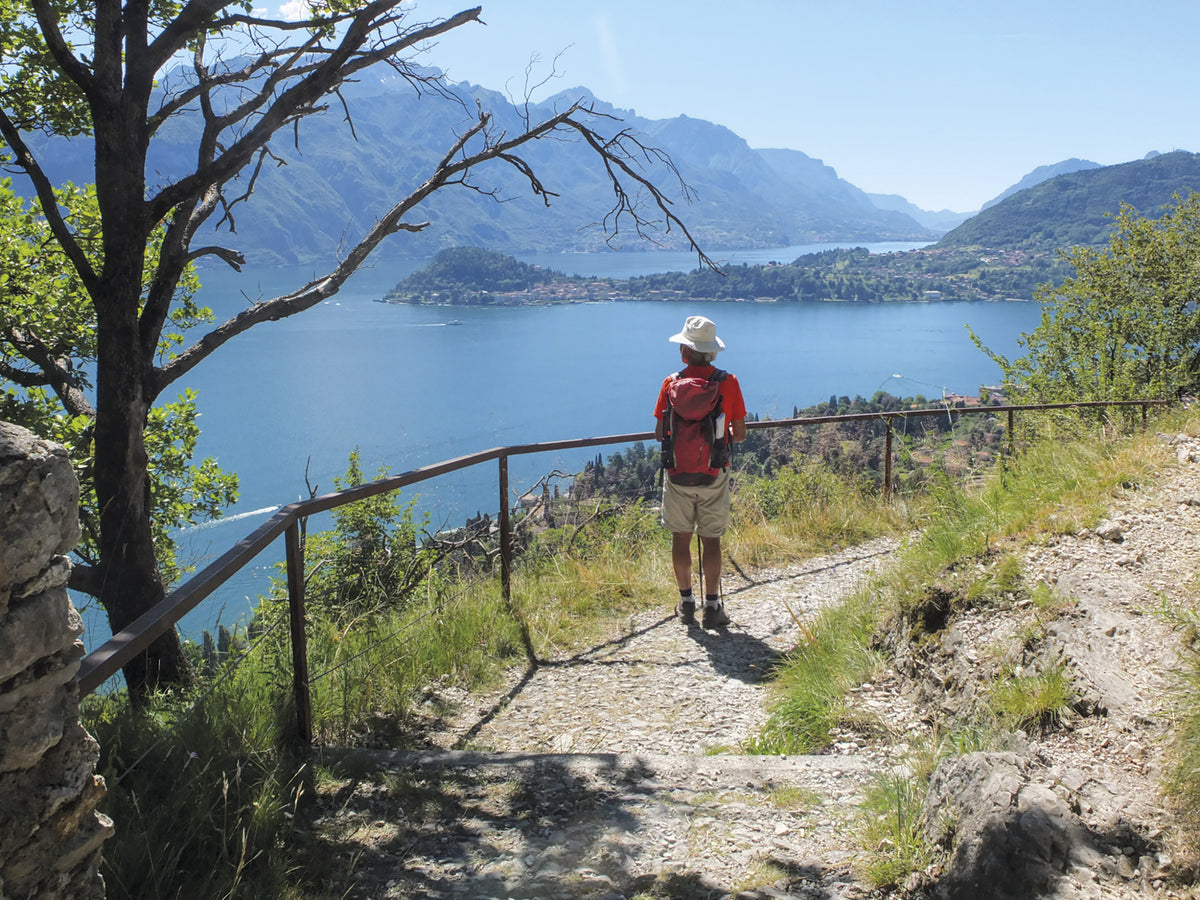 Walking Lake Como and Maggiore - Route Photos - Beautiful lake views from the San Martino route (Walk 16)