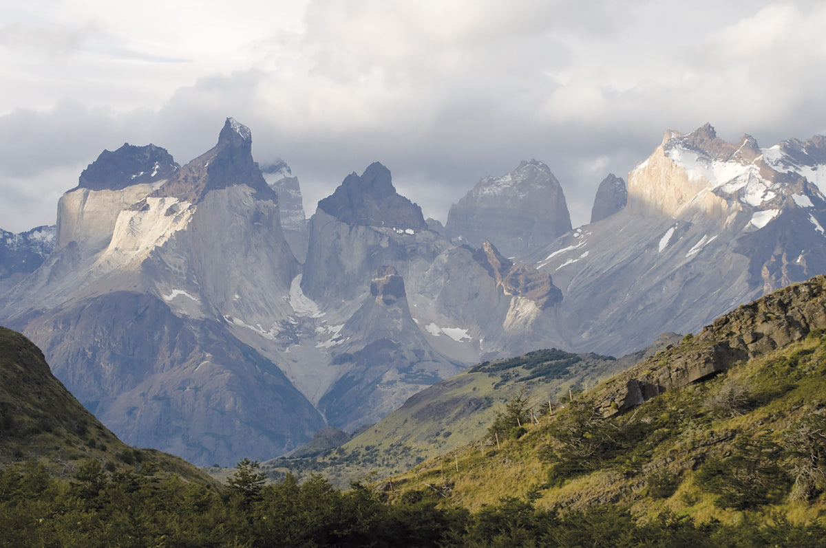 Trekking in Torres del Paine - Route Photos - The Cuernos from near the CONAF office on Lago Toro (Walks 1 and 4)