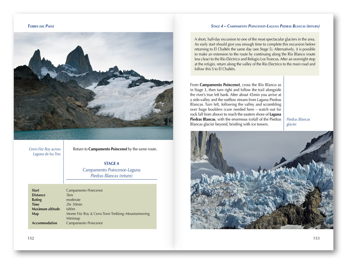 Trekking in Torres del Paine - Route Photos