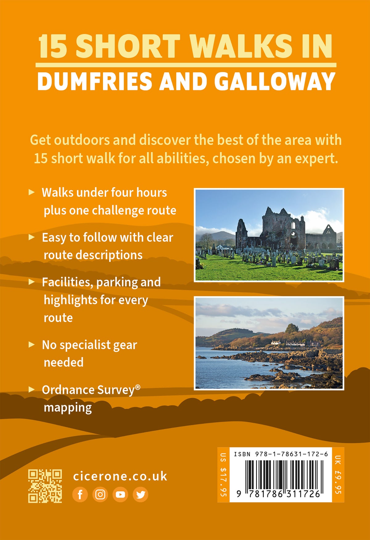 Short Walks in Dumfries and Galloway - Back Cover