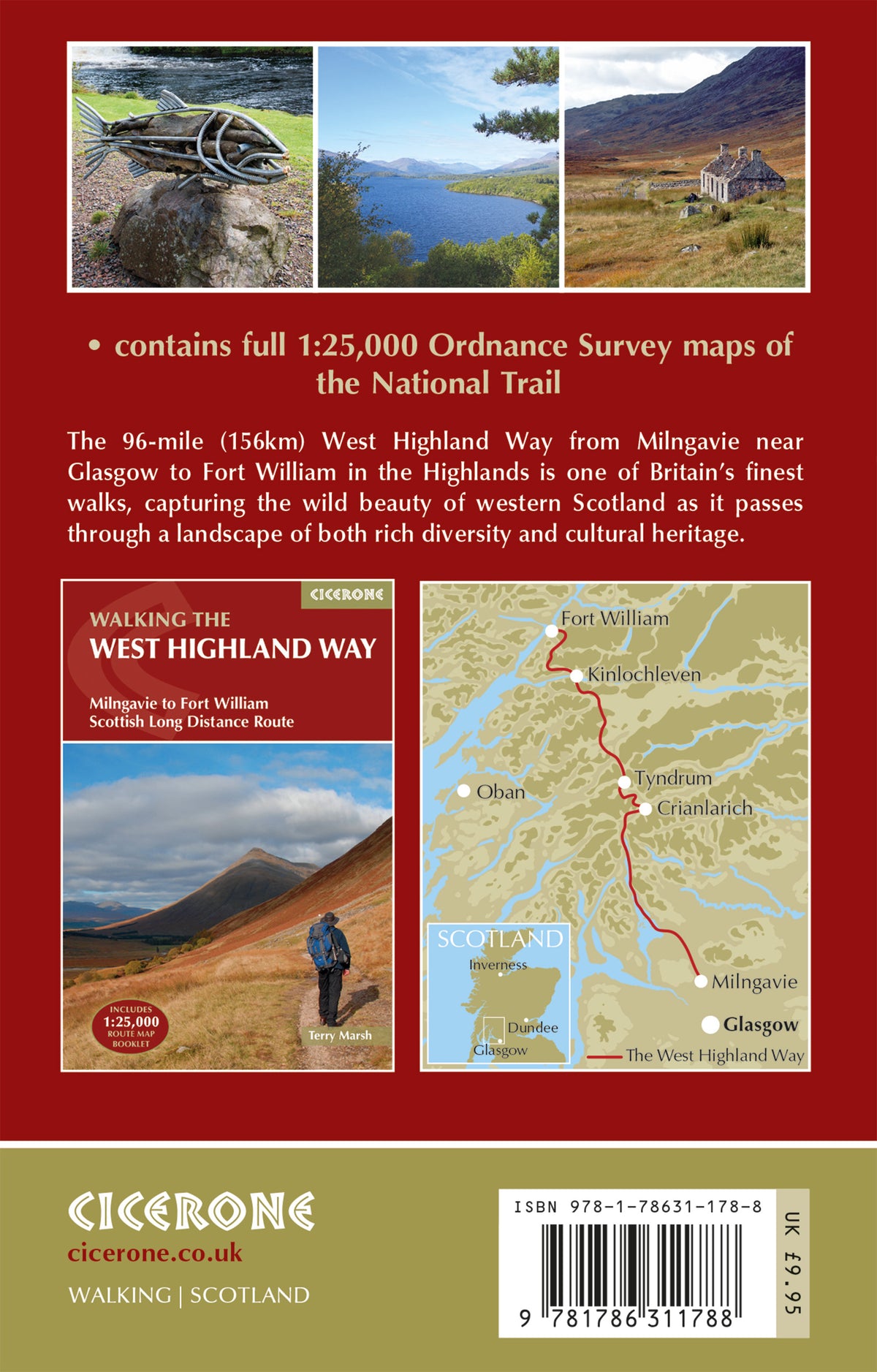West Highland Way Map Booklet - Back Cover