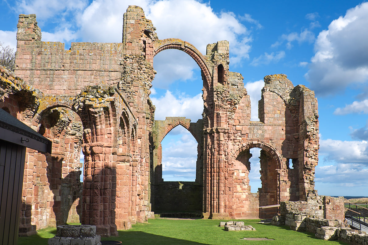 Walking in Northumberland - Route Photos - Lindisfarne Priory