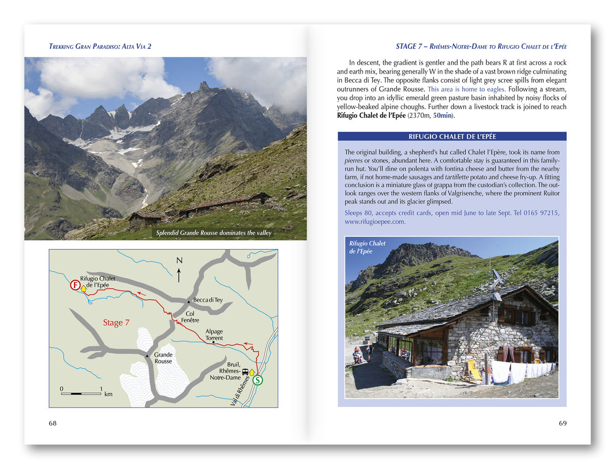Trekking Gran Paradiso: Alta Via 2 - Route Photos
