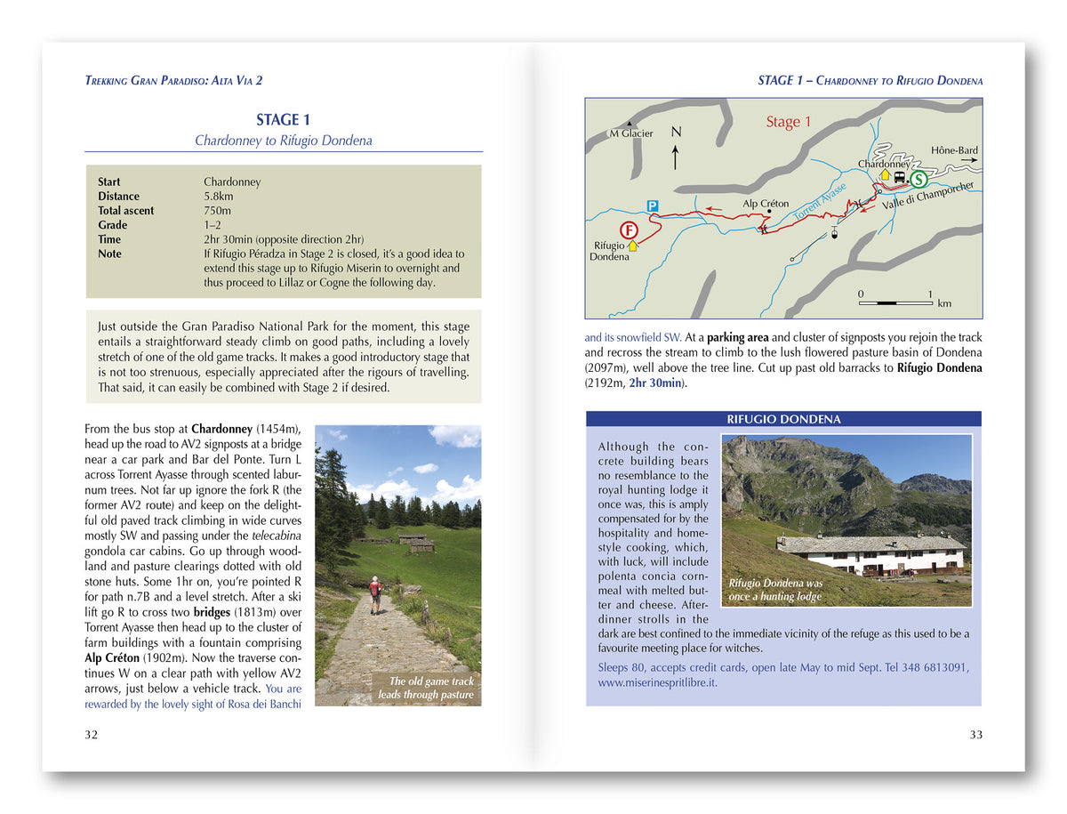 Trekking Gran Paradiso: Alta Via 2 - Route Photos