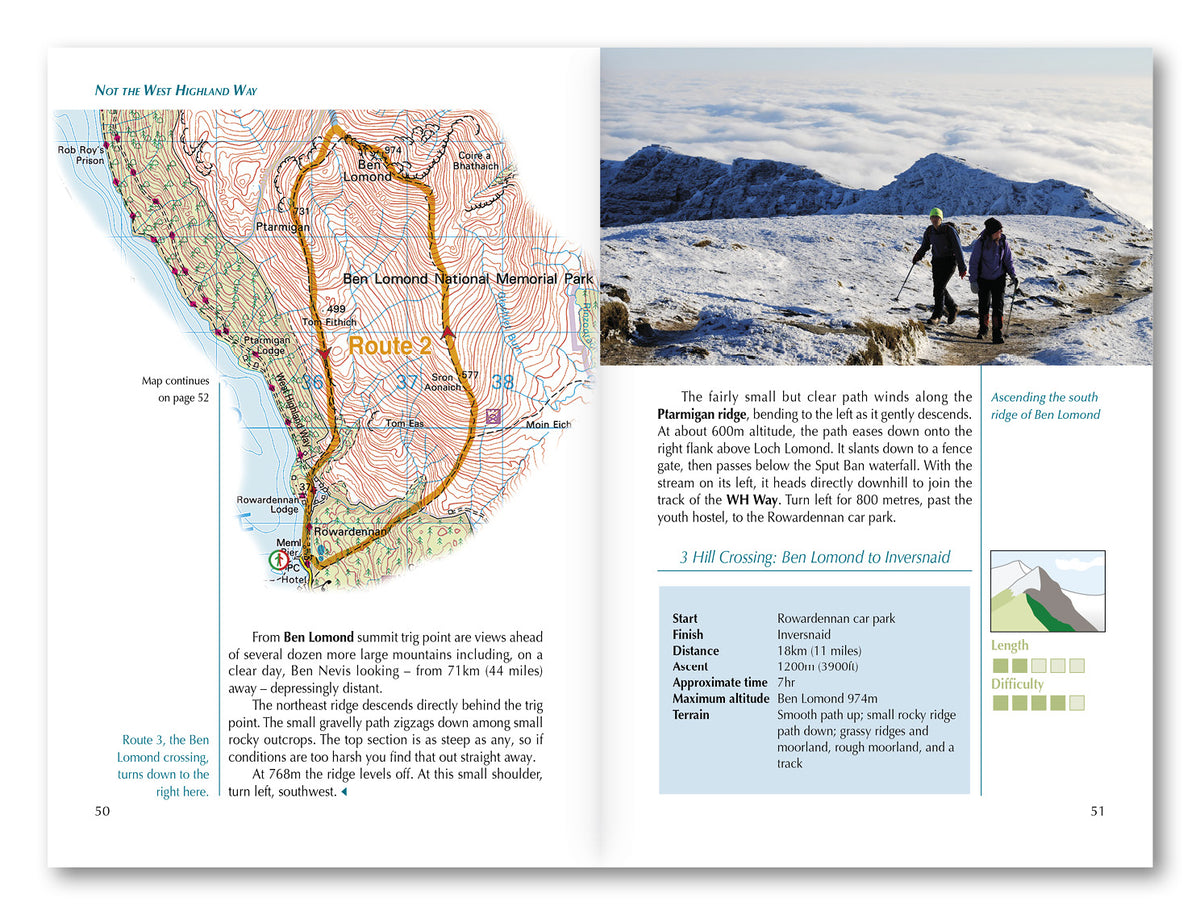 Not the West Highland Way: A Mountain High Way - Route Photos