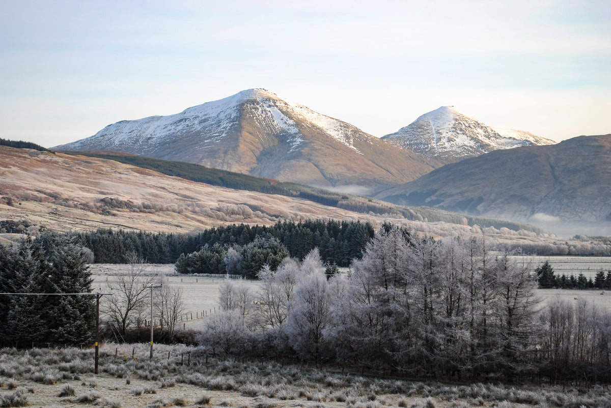 Not the West Highland Way: A Mountain High Way - Route Photos - Ben More and Stob Binnein from Auchtertyre