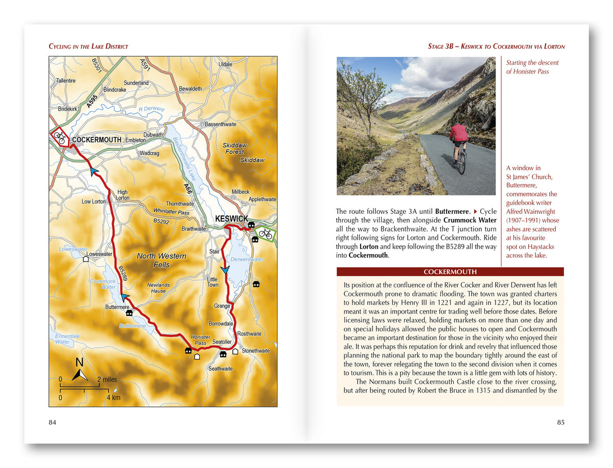 Cycling in the Lake District - Route Photos