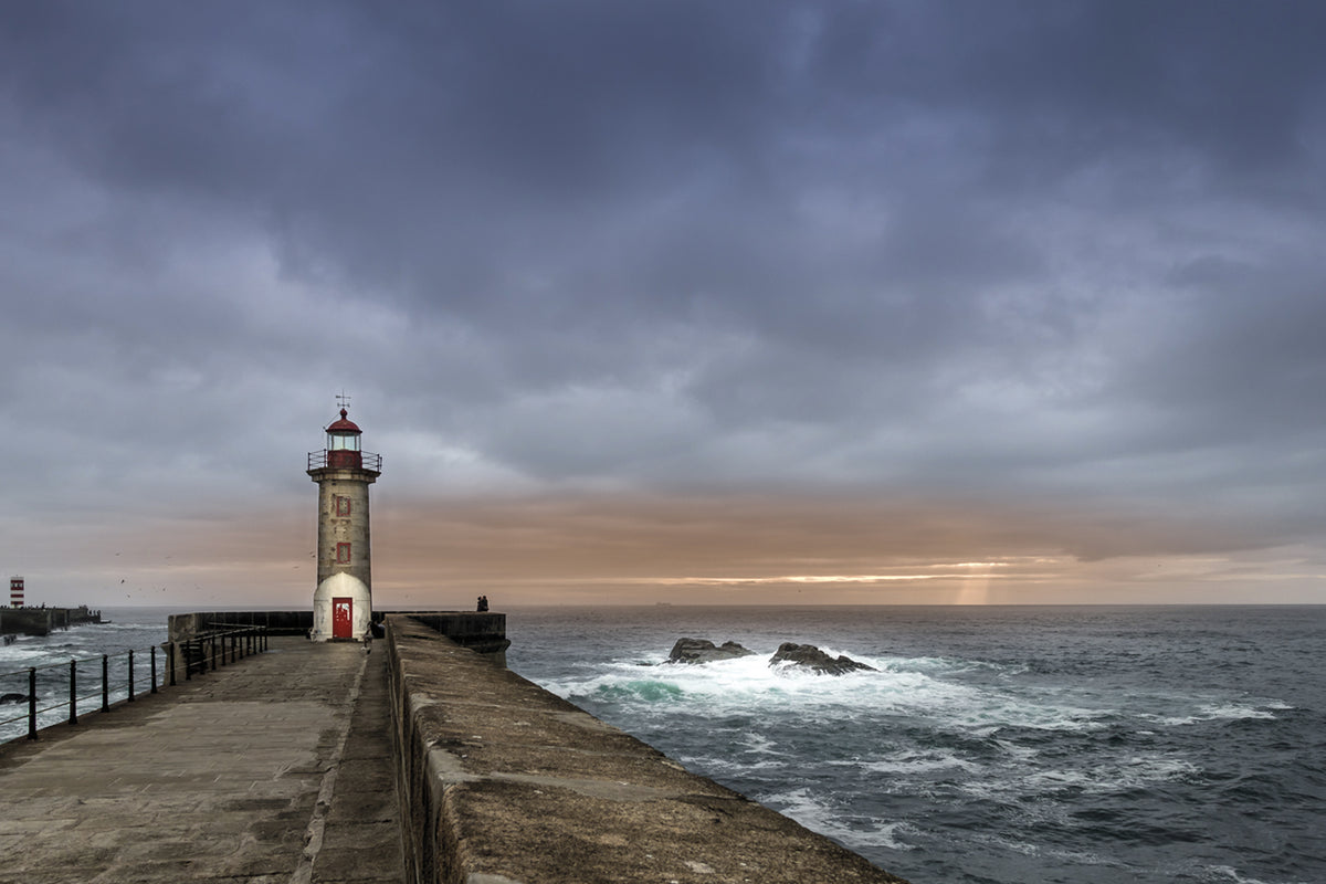 The Camino Portugues - Route Photos - Felgueiras Lighthouse, Foz do Douro (CC Stage 1A)