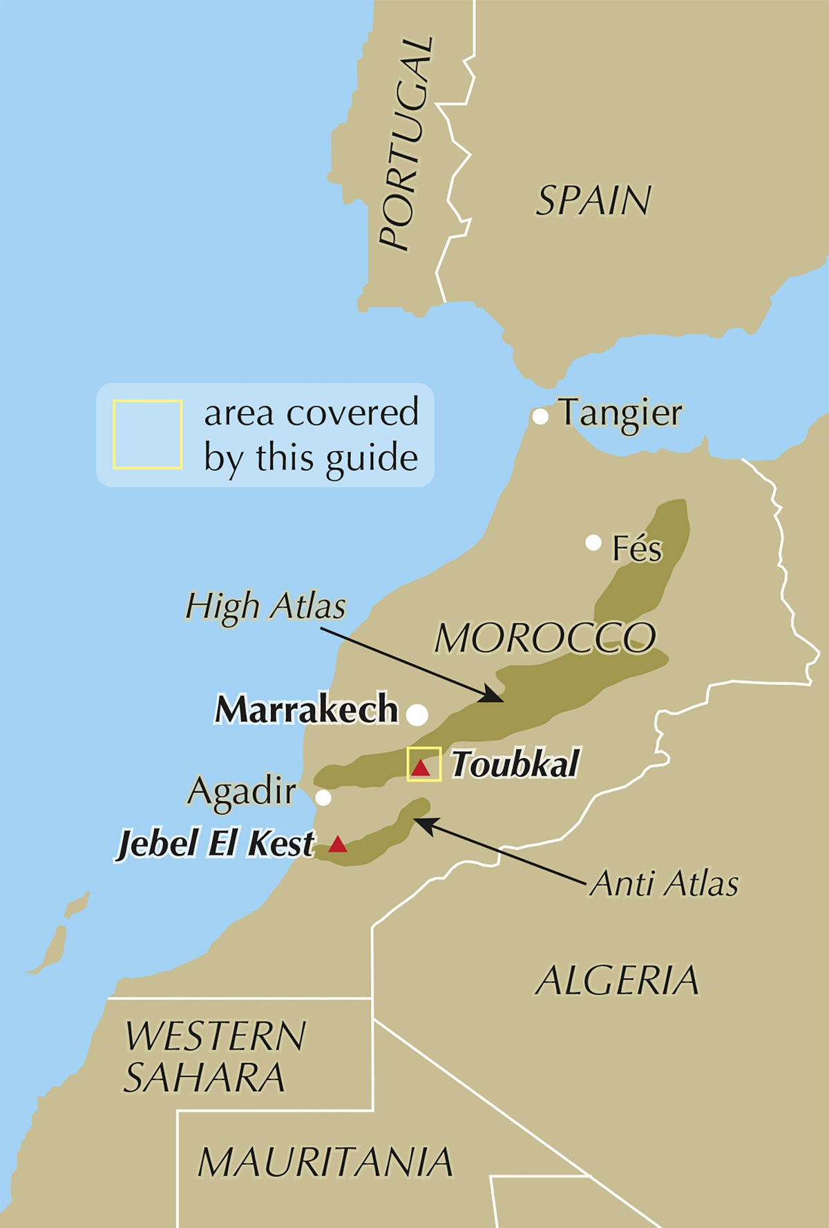 Climbing Toubkal - Location Map
