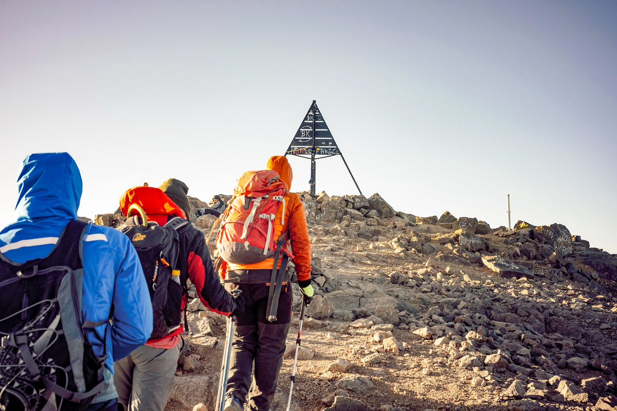 Climbing Toubkal - Route Photos - Toubkal summit; photo by Alex Roddie
