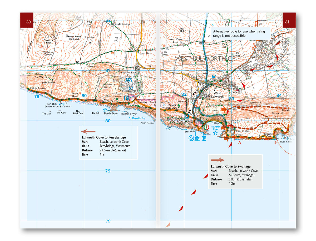 South West Coast Path Map Booklet - Vol 3: Plymouth to Poole - Route Photos