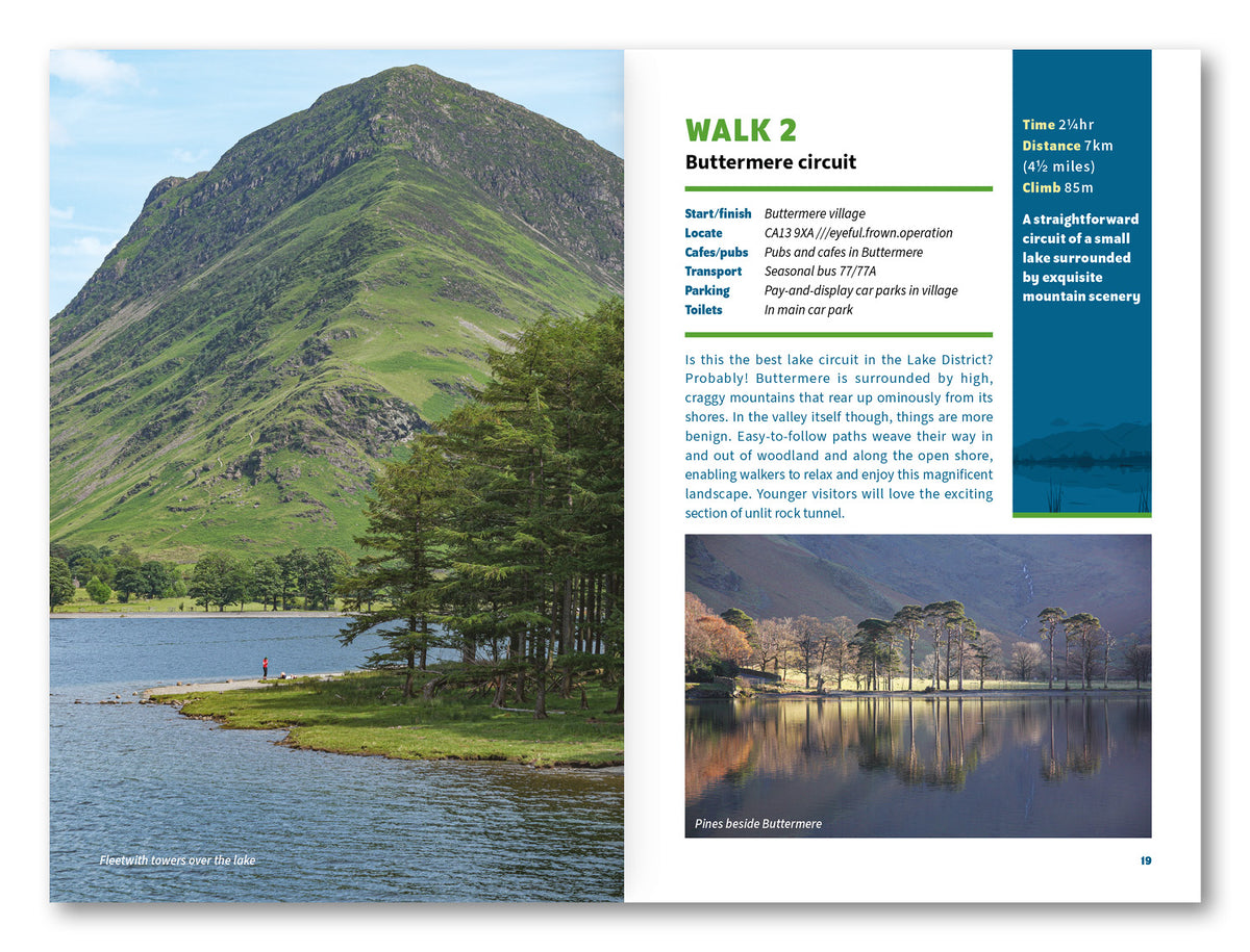 Short Walks in the Lake District: Keswick, Borrowdale and Buttermere - Route Photos