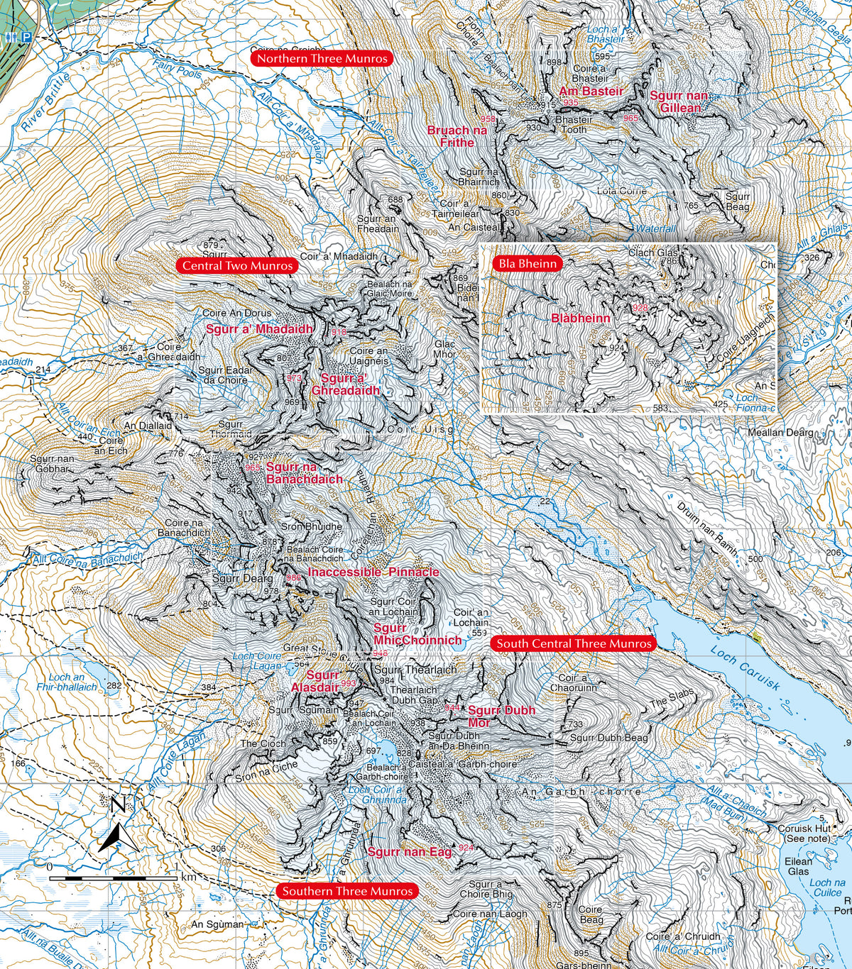 Skye Munros - Overview Map