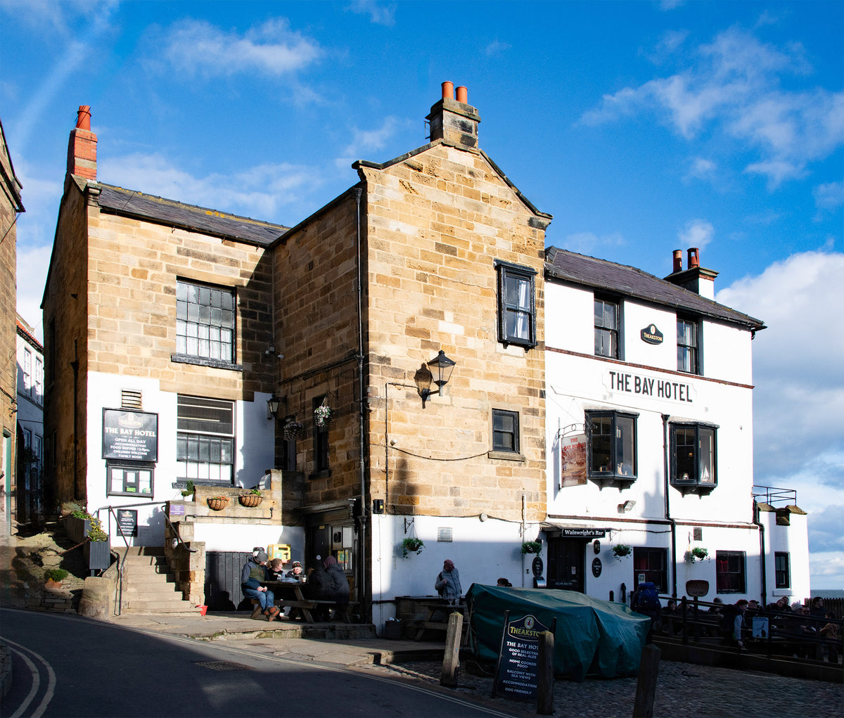 Walking the Coast to Coast Path - Route Photos - The Bay Hotel, Robin Hood’s Bay
