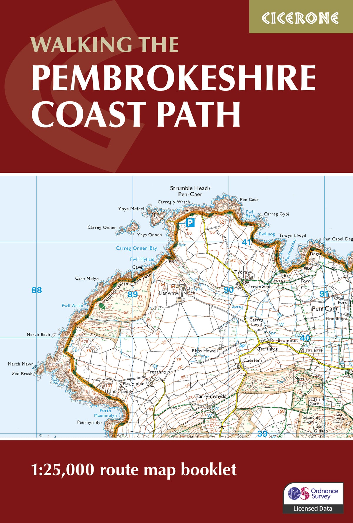 Pembrokeshire Coast Path Map Booklet - Front Cover